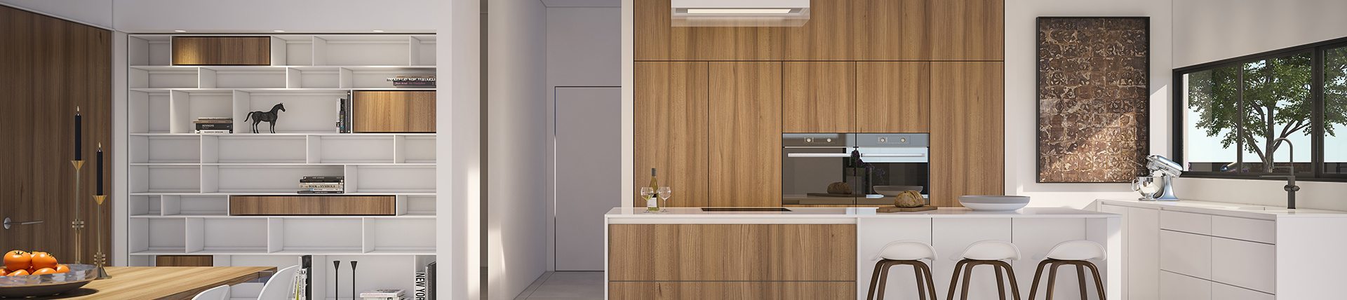 Architectural Visualization, Kitchen, Private Residence